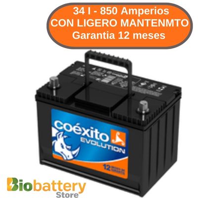 34 I - 850 Amperios - Con Ligero  Mantenimiento