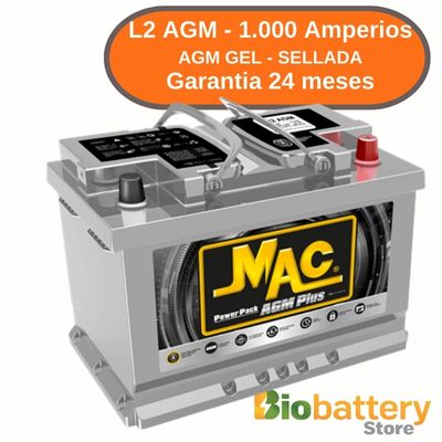L2 AGM - 1.000 Amperios - Gel