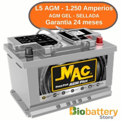 L5 AGM - 1.250 Amperios - Gel - Sellada