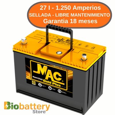 27  I - 1.250 Amperios - Sellada - Libre Mantenimiento