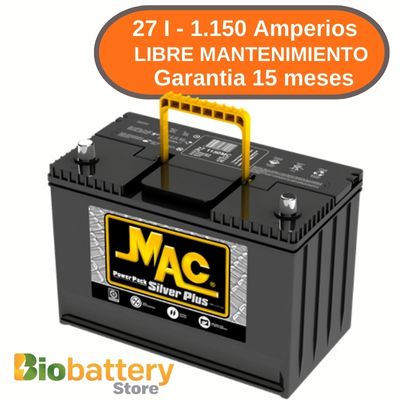 27 D - 1.150 Amperios - Libre Mantenimiento
