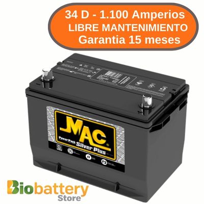 34 D - 1.100 Amperios Libre Mantenimiento
