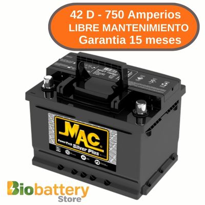 42 D- 750 Amperios - Libre Mantenimiento