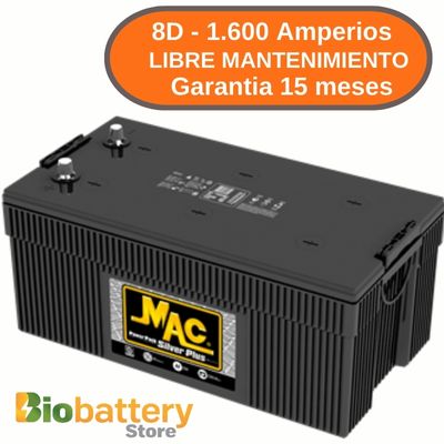 8D - 1.600 Amperios - Libre Mantenimiento