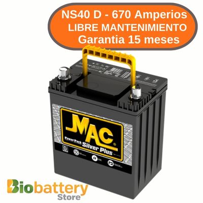 NS40 D - 670 Amperios - Libre Mantenimiento