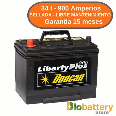 34 I - 900 Amperios - Sellada - Libre Mantenimiento