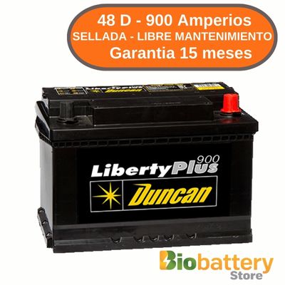 48 D - 900 Amperios - Sellada Libre Mantenimiento