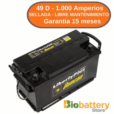 49 D - 1.000 Amperios - Sellada Libre Mantenimiento