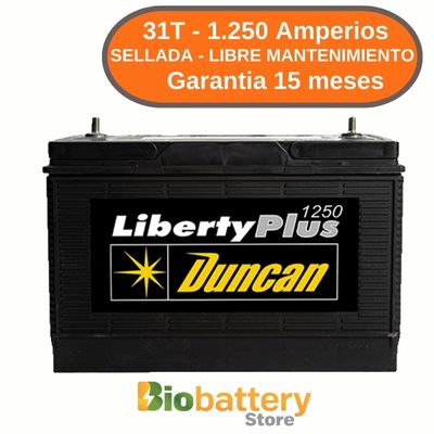 31T - 1250 Amperios - Sellada Libre Mantenimiento
